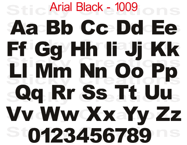 Arial Black